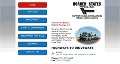 Desktop Screenshot of borderstatespaving.com